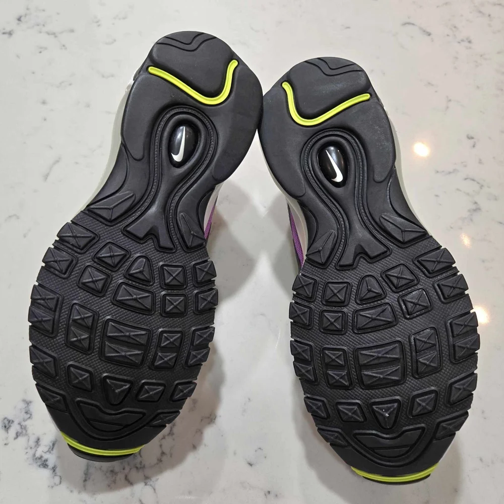 Nike Air Max 97 Women's SZ.6 Fuchsia Glow/Lemon Venom CW5591-100 New - Picture 5 of 16